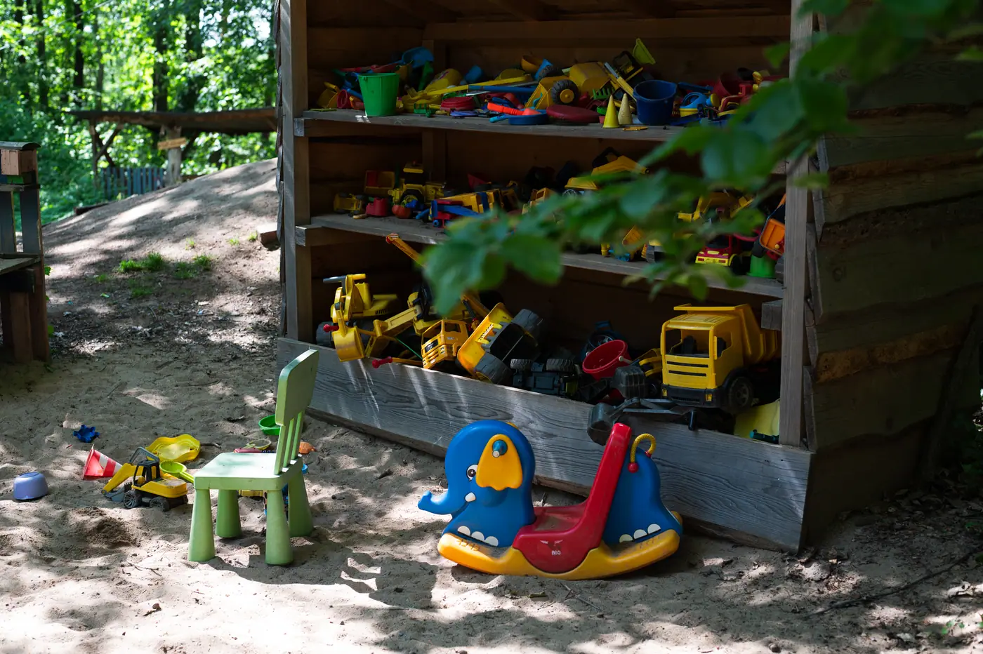 Sandkasten im Knochengarten